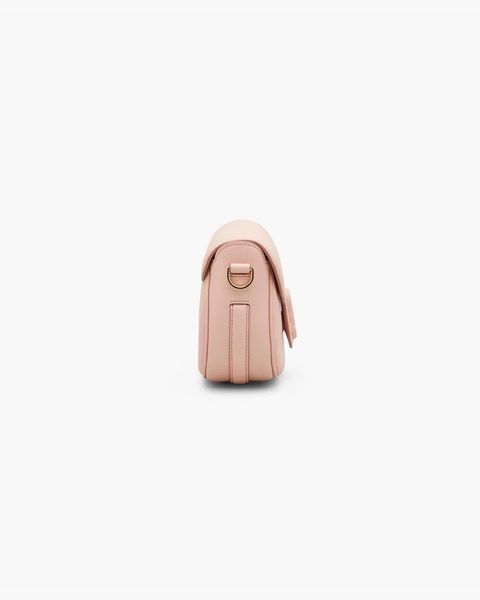 Сумка Marc Jacobs Covered J Marc Small Saddle Bag через плече гладка шкіра рожевий 16x7х21 см 2S3HMS003H03624 фото