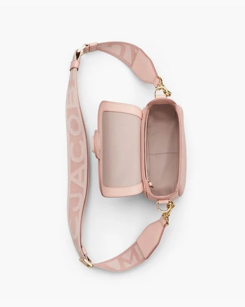 Сумка Marc Jacobs Covered J Marc Small Saddle Bag через плече гладка шкіра рожевий 16x7х21 см 2S3HMS003H03624 фото