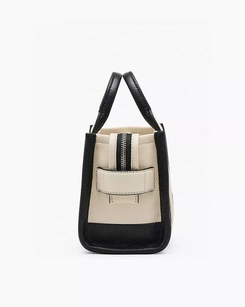 Сумка Marc Jacobs Colorblock Crossbody Tote Bag, тоут шкіра білий з чорним 18x10х15 см 2S4HCR065H02112 фото