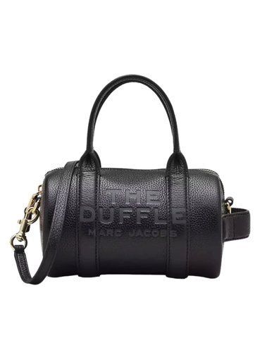 Сумка Marc Jacobs The Duffle зерниста шкіра чорна 18x11х11 см  4F6SMN006S01 фото