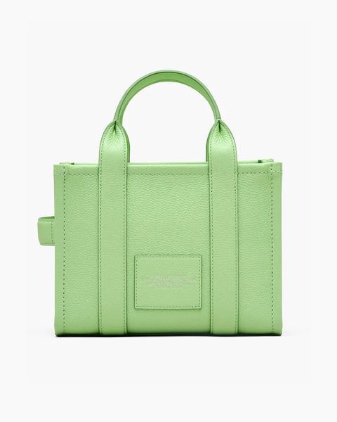 Сумка Marc Jacobs Leather Small Tote Bag, тоут зерниста шкіра зелений 26x13х21 см H009L01SP21398 фото
