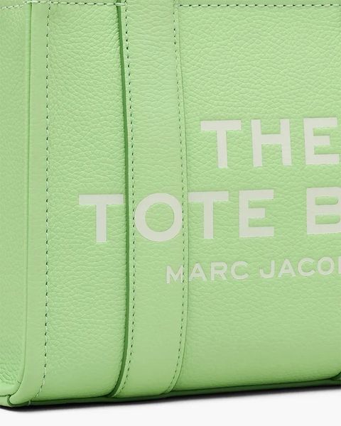 Сумка Marc Jacobs Leather Small Tote Bag, тоут зерниста шкіра зелений 26x13х21 см H009L01SP21398 фото