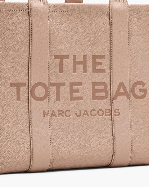 Сумка Marc Jacobs Leather Small Tote Bag, тоут зерниста шкіра рожевий 26x13х21 см H009L01SP21624 фото