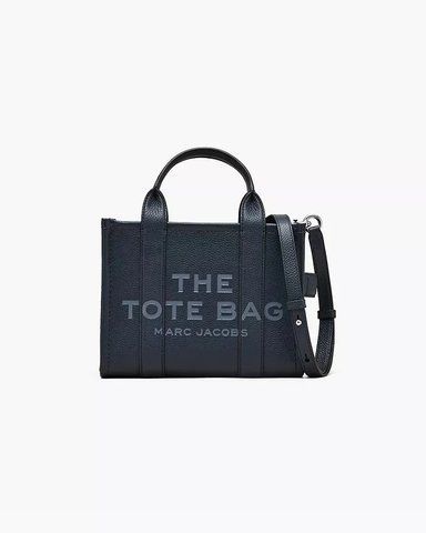 Сумка Marc Jacobs Leather Small Tote Bag, тоут зерниста шкіра синій 26x13х21 см H009L01SP21426 фото