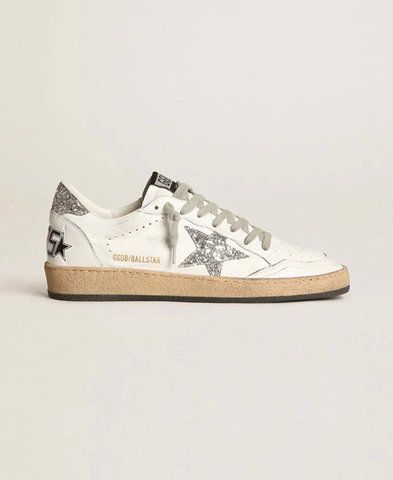 Жіночі кеди Golden Goose Ball-Star Classic шкіра білий GFW00117.F003773.11325 GWF00117F006118 фото