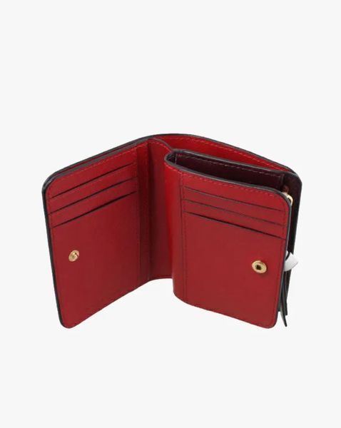 Гаманець жіночий Marc Jacobs The Utility Snapshot Mini Compact Wallet у шкіра бордовий 2F3SMP062S07 613 2F3SMP062S07 613 фото