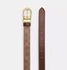 Жіночий двосторонній ремінь Coach Harness Buckle Cut To Size 25 Mm Brown A-89-872-139 фото 2