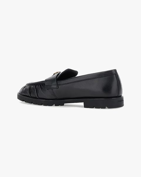 Жіночі туфлі лофери Pinko Nora 01 з логотипом чорний шкіра SD0435P003299 SD0435P003299 фото