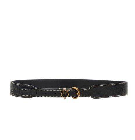 Жіночий ремінь ремінь Pinko Tamboril 30,5 mm Black A-89-872-485 фото