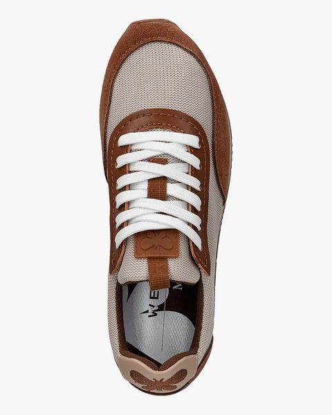 Жіночі кросівки Max Mara Weekend Wkararo комбінована замша бежевий 26157610546 002 26157610546 002-2 фото