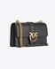 Сумка Pinko Classic Love Bag One Simply через плече з бронзовою фурнітурою у гладкій шкірі чорна 17x7х27 см 100053A0F1Z99Q 100053A0F1Z99Q фото 3