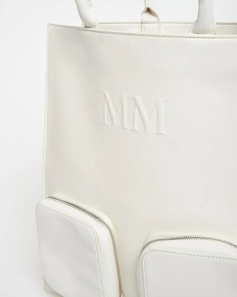 Сумка Max Mara accordo Mara Ecr&ugrave; тоут білий 35x13x42 см 2516511017-001 фото