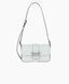 Сумка Pinko Love One Slouchy Fl Vitello Morbido через плече зі срібною фурнітурою в гладкій шкірі сіро блакитний 21x6х13 см 104340A0QOK32O 104340A0QOK32O фото 1