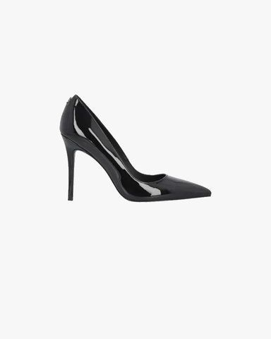 Туфлі жіночі на шпильці Pinko Juliette 09 з логотипом шкіра лаковані чорний SD0125E002 Z99 SD0125E002 Z99 фото
