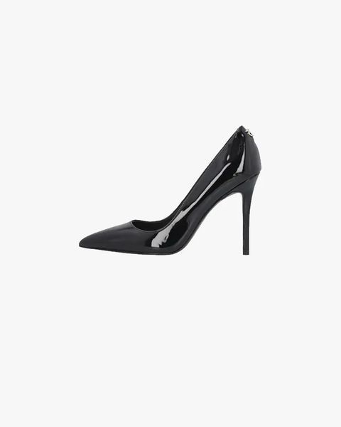 Туфлі жіночі на шпильці Pinko Juliette 09 з логотипом шкіра лаковані чорний SD0125E002 Z99 SD0125E002 Z99 фото