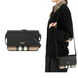 Сумка жіноча шкіряна Burberry Hampshire Check Crossbody Bag в чорному кольорі розмір 20х14х9 см BAWTLND-BX0306-06000-1 007 20 CN фото 2