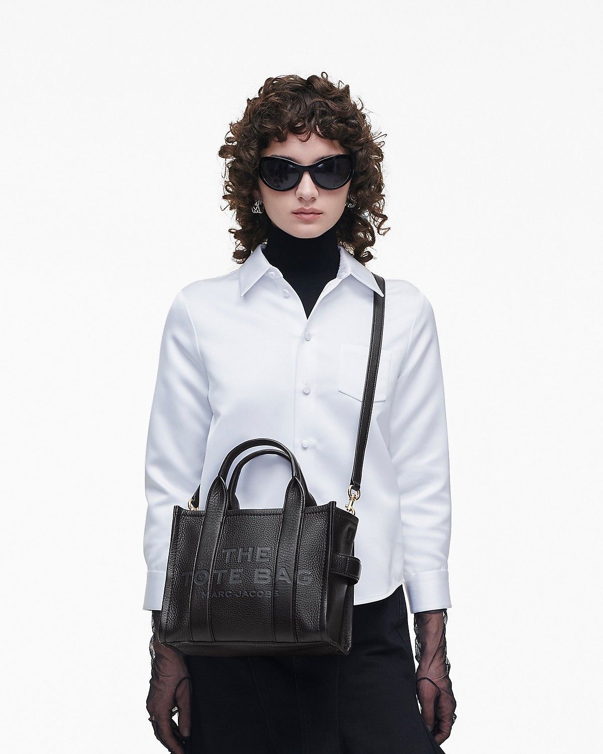 Купити Сумка Marc Jacobs The Leather Small Tote Bag зерниста шкіра