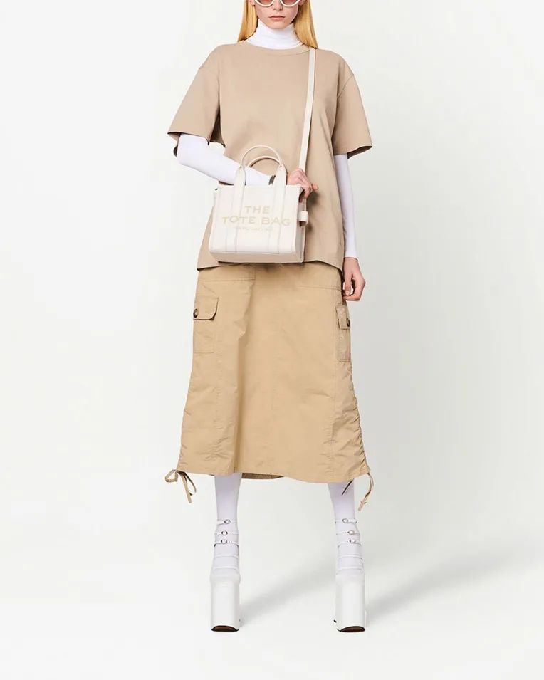 Купити Сумка Marc Jacobs Leather Small Tote Bag, тоут зерниста