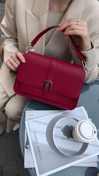 Сумка жіноча шкіряна Furla Sofia Grainy колір червоний розмір 27x19x10 см BAWTLND-BX0306-06000-1 007 20 CN фото