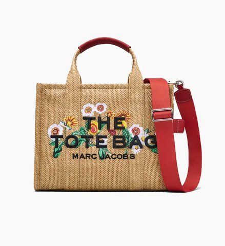 Сумка Marc Jacobs The Daisy Woven Small Tote Bag, тоут бежевий текстиль 32x15х25 см 2S5HTT033H03 255 2S5HTT033H03 255 фото