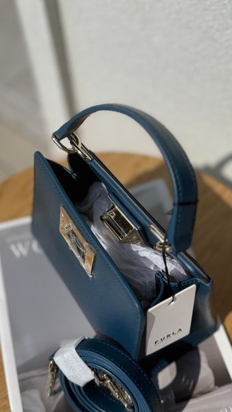 Сумка жіноча шкіряна Furla 1927 MINI  колір синій розмір 19х16х11 см BAWTLND-BX0306-RY000 1 007 20 CN фото