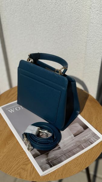 Сумка жіноча шкіряна Furla 1927 MINI  колір синій розмір 19х16х11 см BAWTLND-BX0306-RY000 1 007 20 CN фото