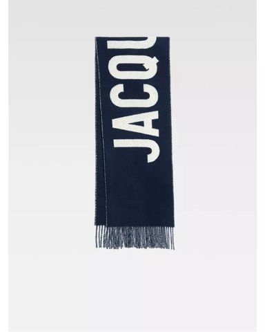 Шарф Jacquemus з натуральної вовни, синій 226AC435-5007-380 226AC435-5007-380 фото