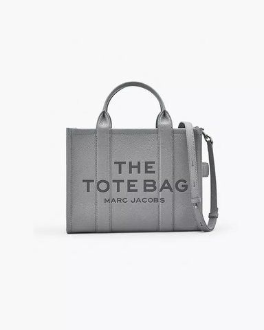 Сумка Marc Jacobs Leather Medium Tote Bag, тоут зерниста шкіра сіра 34x15х27 см H004L01PF21050 H004L01PF21050 фото