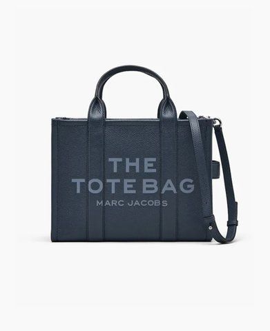 Сумка Marc Jacobs Leather Medium Tote Bag, тоут зерниста шкіра синій 34x15х27 см H004L01PF21 426 H004L01PF21 426 фото