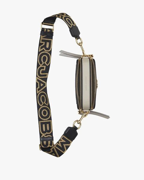 Сумка Marc Jacobs Snapshot Bag Cement Multi, через плече гладка бежева шкіра 18x6х11 см 2S3HCR500H03-033 2S3HCR500H03-033 фото