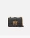 Сумка Pinko Mini Love Bag One Simply через плече з бронзовою фурнітурою у гладкій шкірі чорна 14x6х21 см 100059A0F1Z99Q 100059A0F1Z99Q фото 1