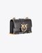 Сумка Pinko Mini Love Bag One Simply через плече з бронзовою фурнітурою у гладкій шкірі чорна 14x6х21 см 100059A0F1Z99Q 100059A0F1Z99Q фото 2