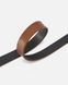 Ремінь жіночий Pinko Love Birds leather belt 3 см двосторонній з бронзовою фурнітурою коричневий, чорний 100125A1Z6LZ9Q фото 3