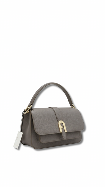Сумка жіноча шкіряна Furla Sofia Grainy колір сірий розмір 24.5x14x 9 см BAWTLND-BX0306-06000-1 007  фото