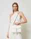 Сумка Twinset Dreamy leather shoulder bag, через плече із золотою фурнітурою шкіра білий 26x9х20 см 241TB7340-White Snow фото 2