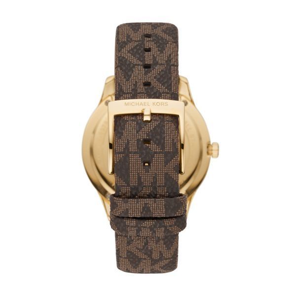 Годинник Michael Kors Runway Three-Hand Brown PVC Women's Watch MK6979 фото