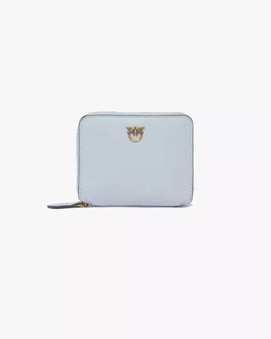 Гаманець жіночий Pinko Taylor leather zip-around гладка шкіра блакитний 100249A0F1E37Q 100249A0F1E37Q фото
