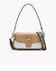Сумка Marc Jacobs The Colorblock Large Clover Shoulder Bag через плече гладка шкіра бежевий та білий 15x8х26 см 2S5HSH022H02233 фото 1