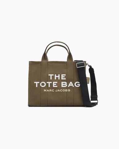 Сумка Marc Jacobs Canvas Medium Tote Bag, зелений текстиль 34x15х27 см M0016161372 фото