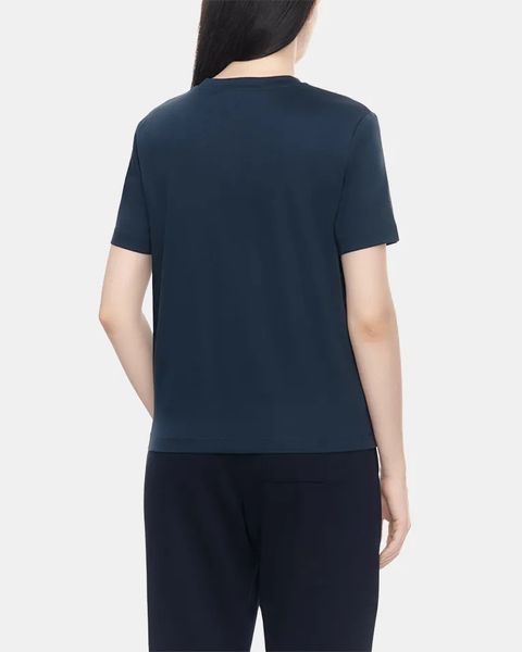 Жіноча футболка Max Mara Monviso з логотипом синій 2339760336601 12 фото