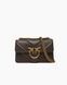 Сумка Pinko Love bag mini chevron-quilted через плече з бронзовою фурнітурою коричневий шкіра 11x5х19 см 104550A2OSL74Q 104550A2OSL74Q фото 1