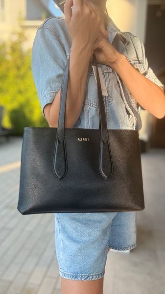Сумка жіноча шкіряна Furla Gardenia tote колір чорний розмір 28х22х13 см B01665-BX0306-2572S-1-00720-CN фото