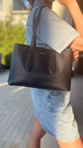 Сумка жіноча шкіряна Furla Gardenia tote колір чорний розмір 28х22х13 см B01665-BX0306-2572S-1-00720-CN фото