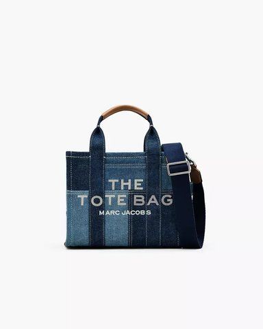 Сумка Marc Jacobs The Denim Small Tote Bag через плече бавовна денім блакитний 26x13х21 см H016M06FA21422 фото