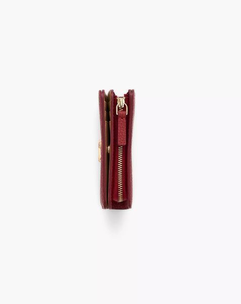 Гаманець жіночий Marc Jacobs The Pebble J Marc Mini Compact  у зернистій шкірі червоний 2F5SMP066S01 2F5SMP066S01 фото