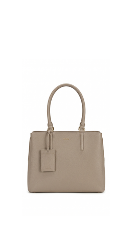 Сумка жіноча шкіряна Furla Silvie колір бежевий розмір 33х25х13 см BAWTLND-BX0308-06000-1 007  фото