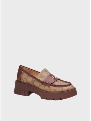 Лофери Coach Ruthie In Signature Canvas Khaki/ Walnut A-89-871-2663 фото