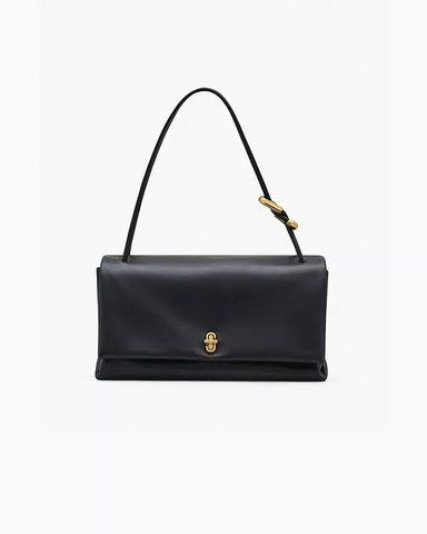 Сумка Marc Jacobs The Large Dual Bag, гладка шкіра чорний 35x18х18 см 2F4HSH011H04001 фото