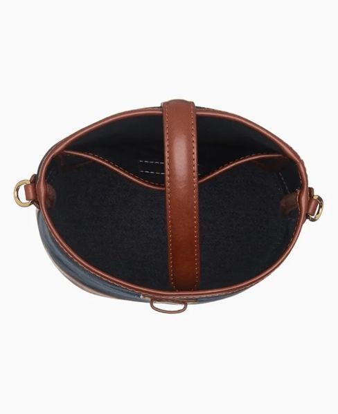 Сумка через плече Max Mara Domizia1 бавовна зі вставками шкіри бежевий 24x15x29 см 2515511035 002 фото