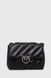 Сумка Pinko Big Love Bag Puff Maxi Quilt через плече зі срібною фурнітурою в чорній стьобаній шкірі 32x11х25 см 100037A0F2Z99O 100037A0F2Z99O фото 1